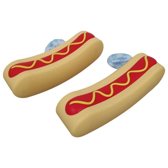 Hot Dog Silicone Pouch Bundle Kids Fun Toy - Picture 5 of 6